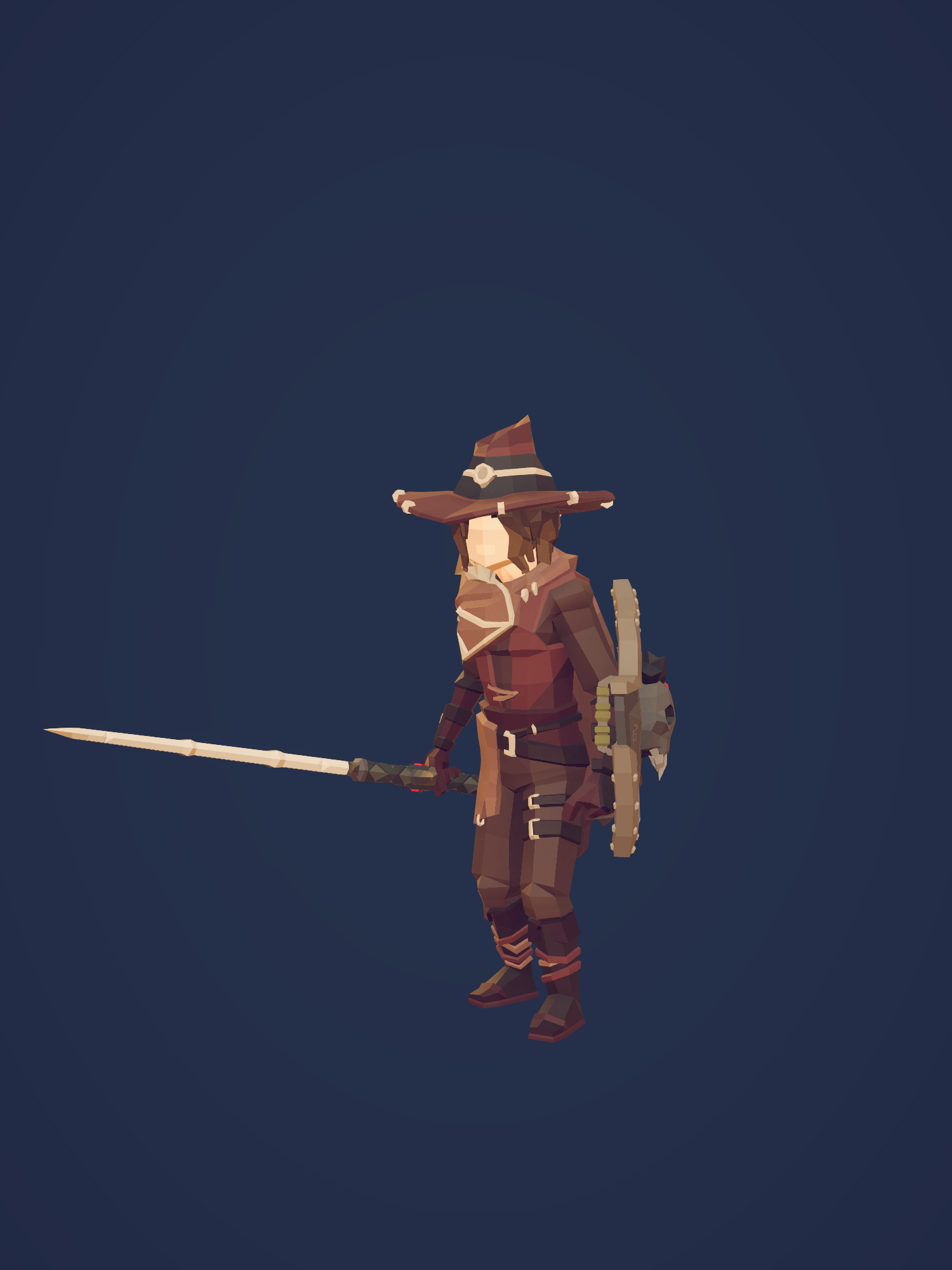 Set de Espada + escudo · tres cuartos